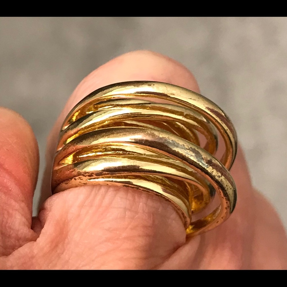 Banana Republic Infinity Circle Statement Ring - image 4